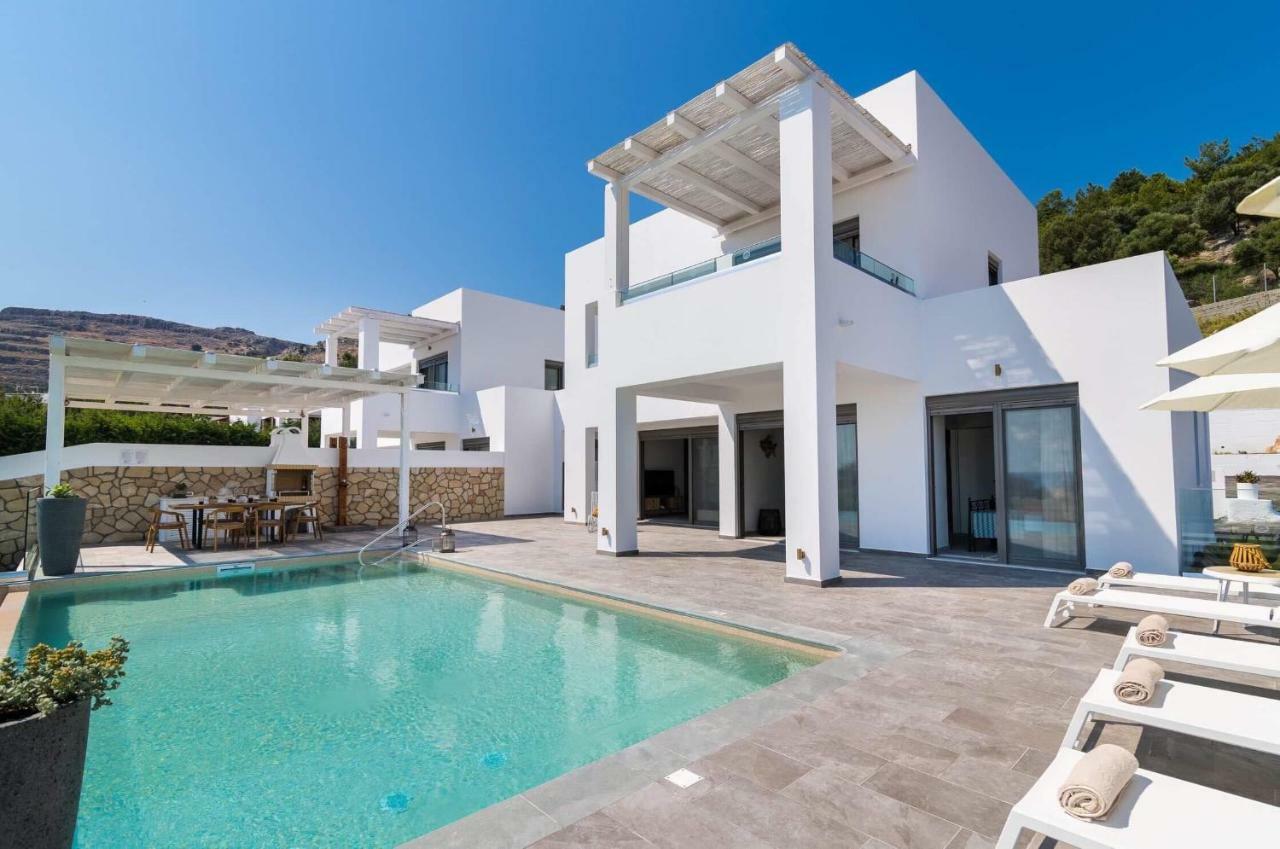 Krini Lindos Luxury Villas Экстерьер фото