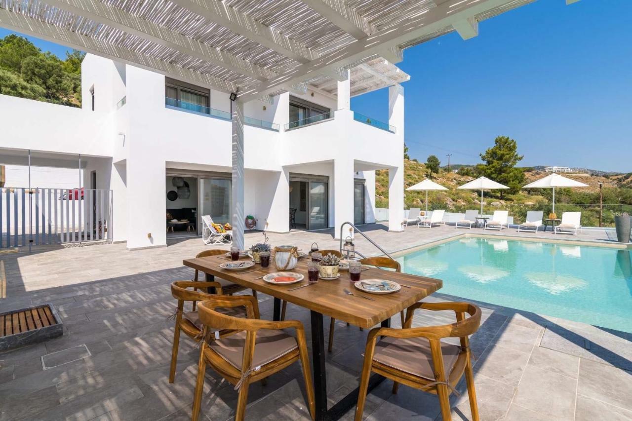 Krini Lindos Luxury Villas Экстерьер фото